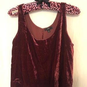 J. Crew Velvet Top
